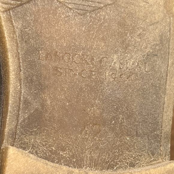 Lasoki Casual Brown Tan Leather Suede Chukka Boots Lace Up Ankle Mens 42 Y2K - Picture 10 of 12